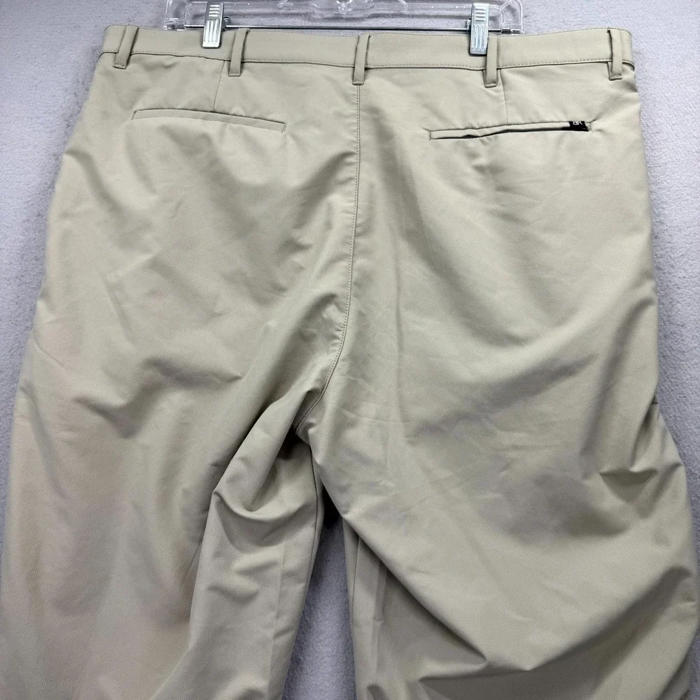 Banana Republic Khakis Pants Mens 40x34 Beige Performance Golf Tech Straight Leg